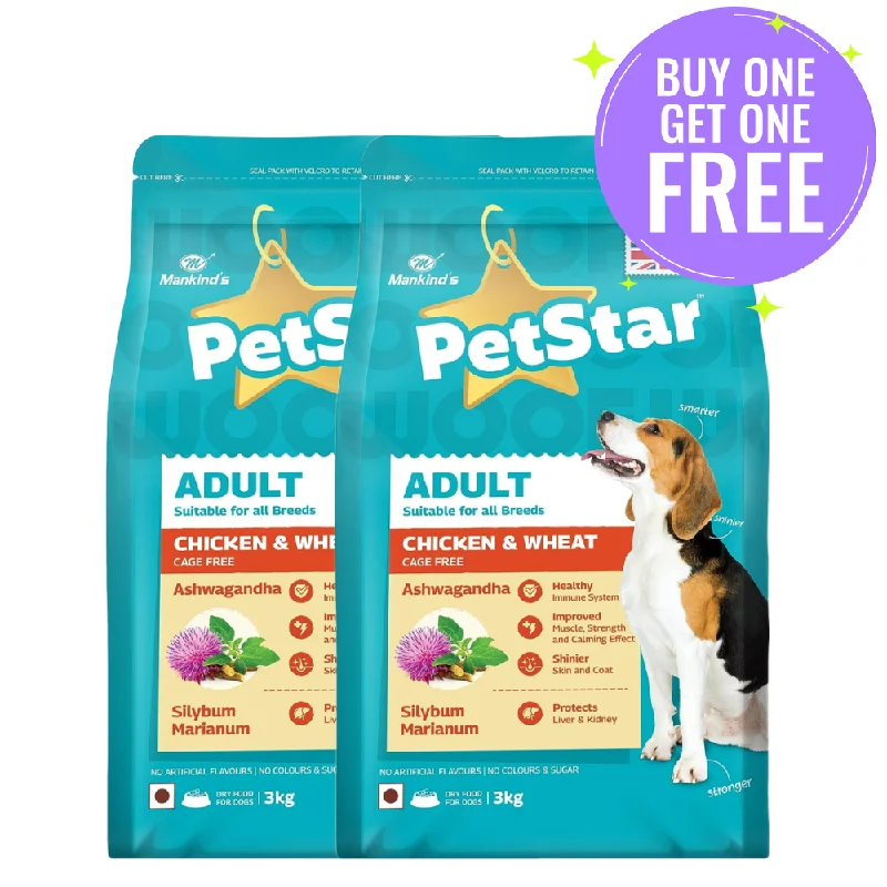 Mankind Petstar Chicken and Wheat Adult Dog Dry Food