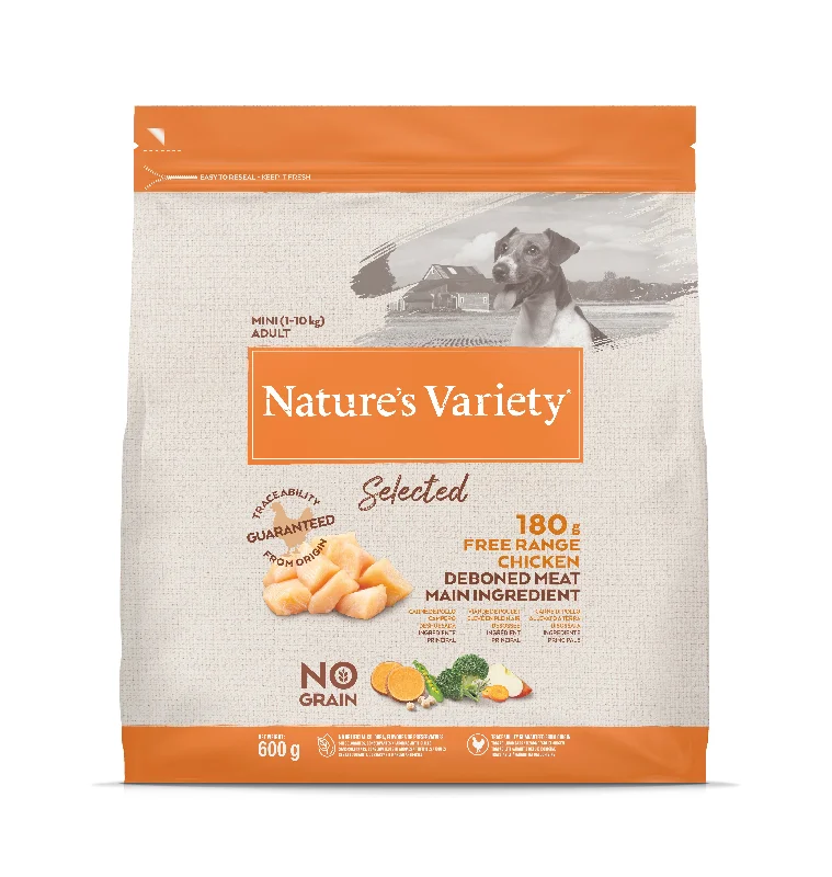 Nature's Variety Selected Dry Mini Adult Dog Free Range Chicken 600g