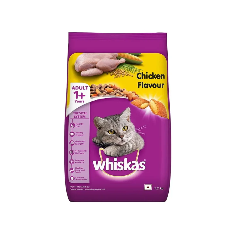 Whiskas Dry Food with Chicken - 1.2kg (Near Expiry)