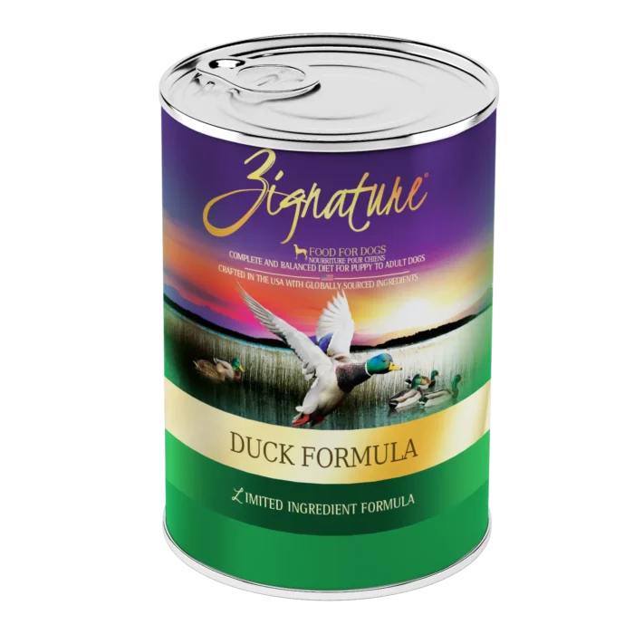 Zignature Dog Grain Free Can Food Duck 13oz