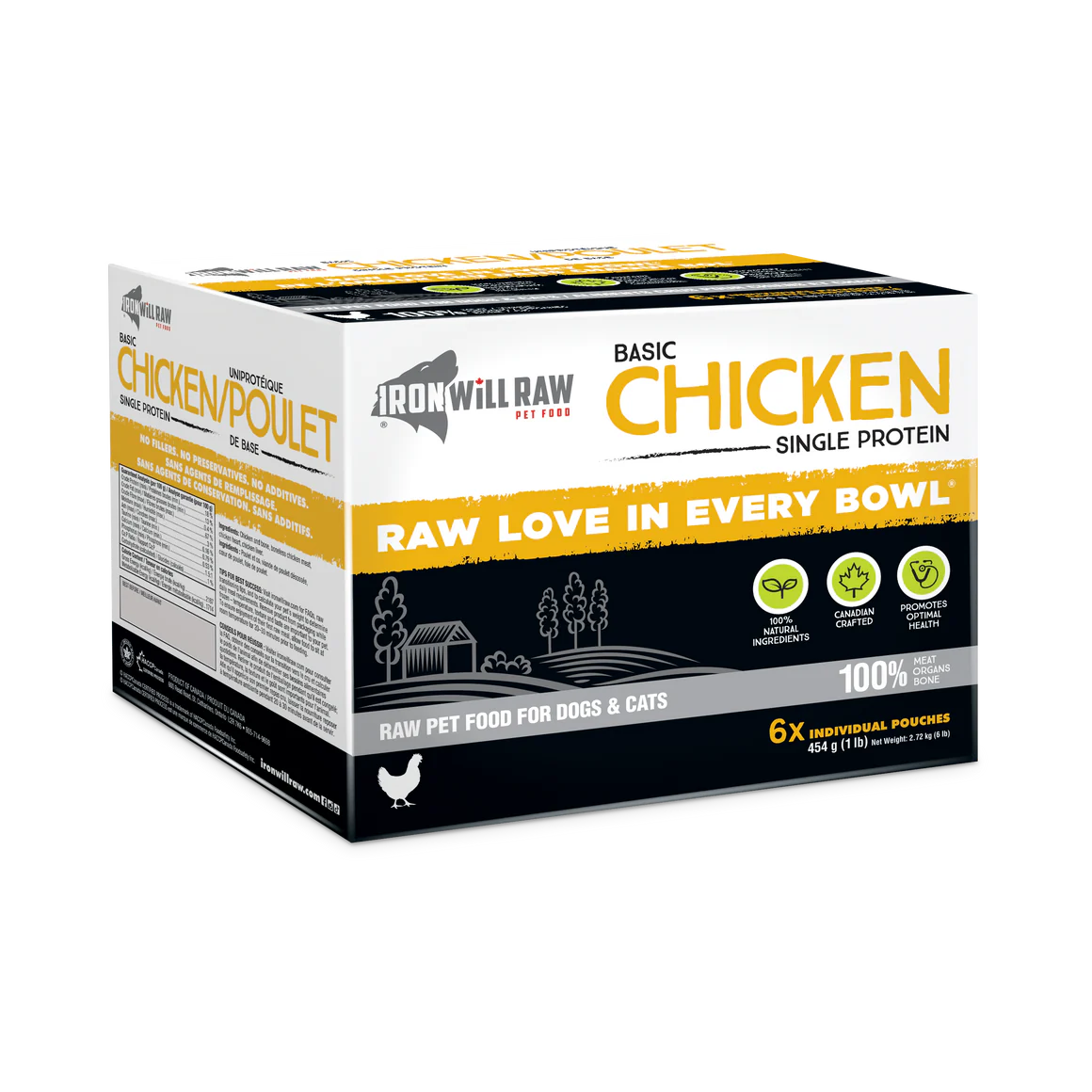 Iron Will Basic Chicken Raw Feline Recipe