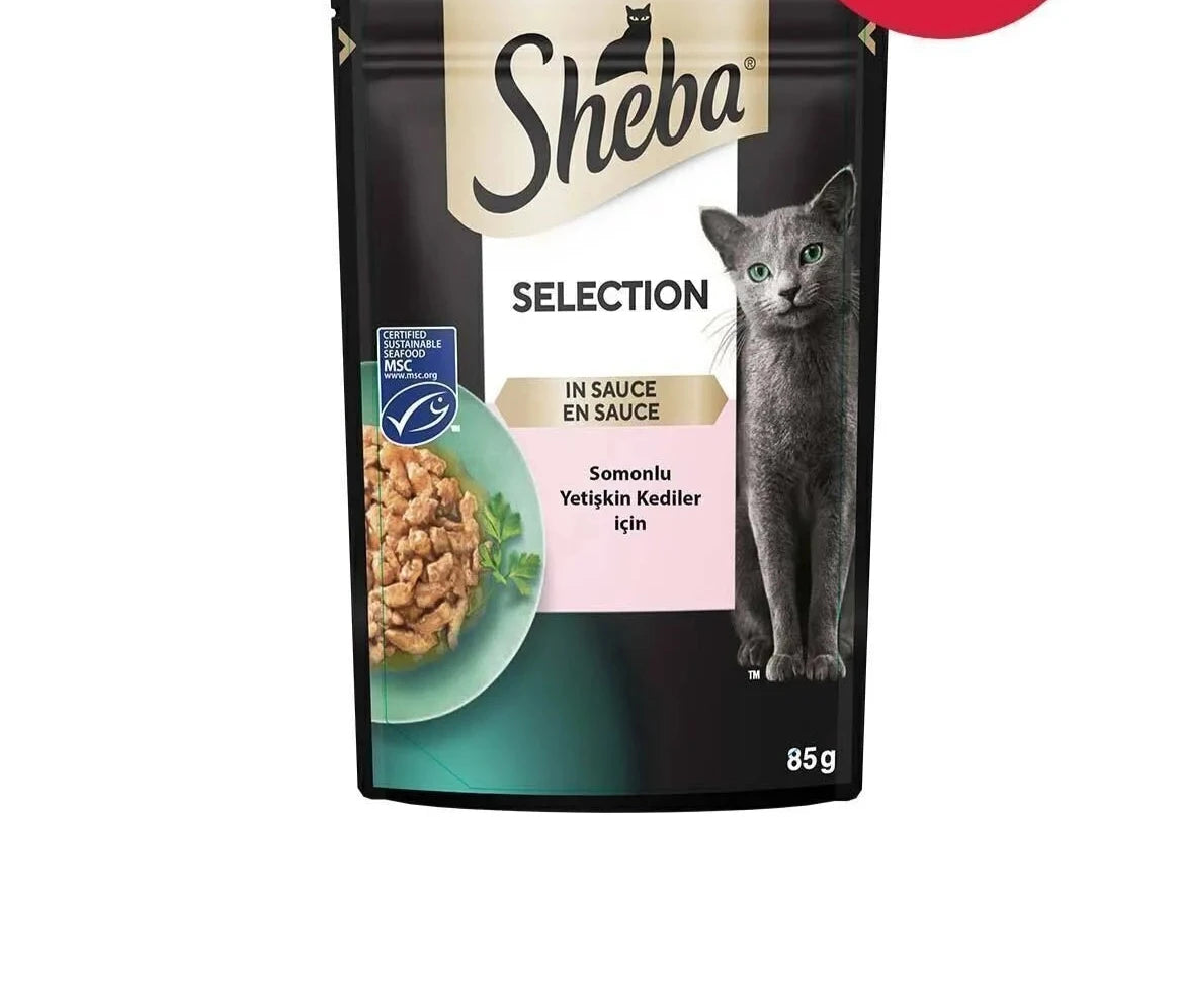 SHEBA Salmon Sachet Wet Food 85 G