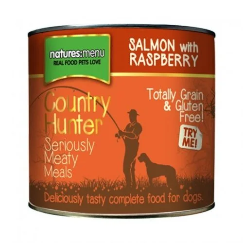 Country Hunter Meals Dog Can Salmon With Raspberry 6x600g