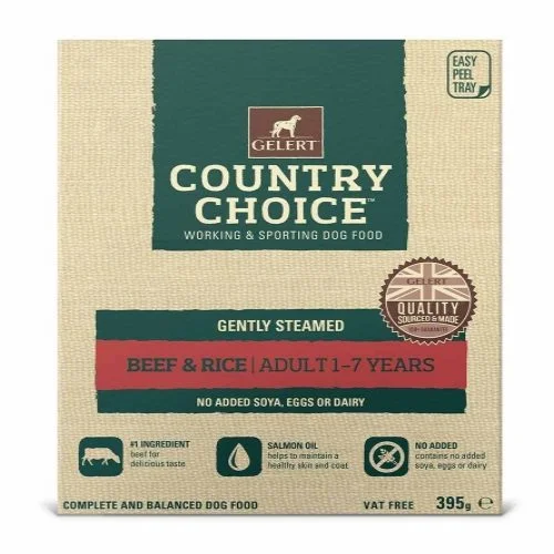 Gelert Country Choice Tray Beef 395g