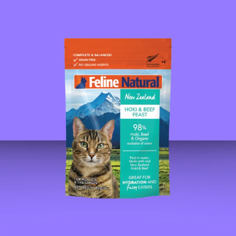 Feline Natural Beef & Hoki Pouch