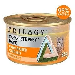 Trilogy – Wet Food – Adult Cat – GRAIN FREE – Pate - Farm Raised Chicken - 24 x 85g