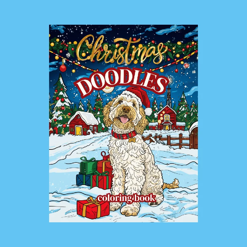 PRINTABLE Christmas Doodles Coloring Book