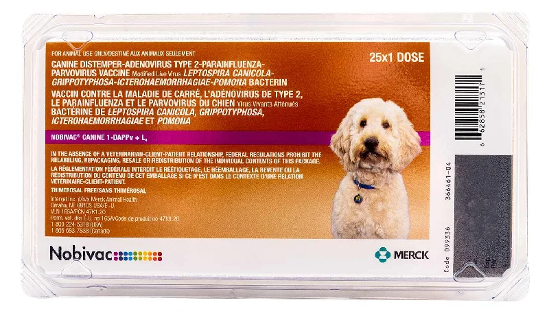 Nobivac Canine 1-DAPPv+L4 (9-way shot) Dog Vaccine