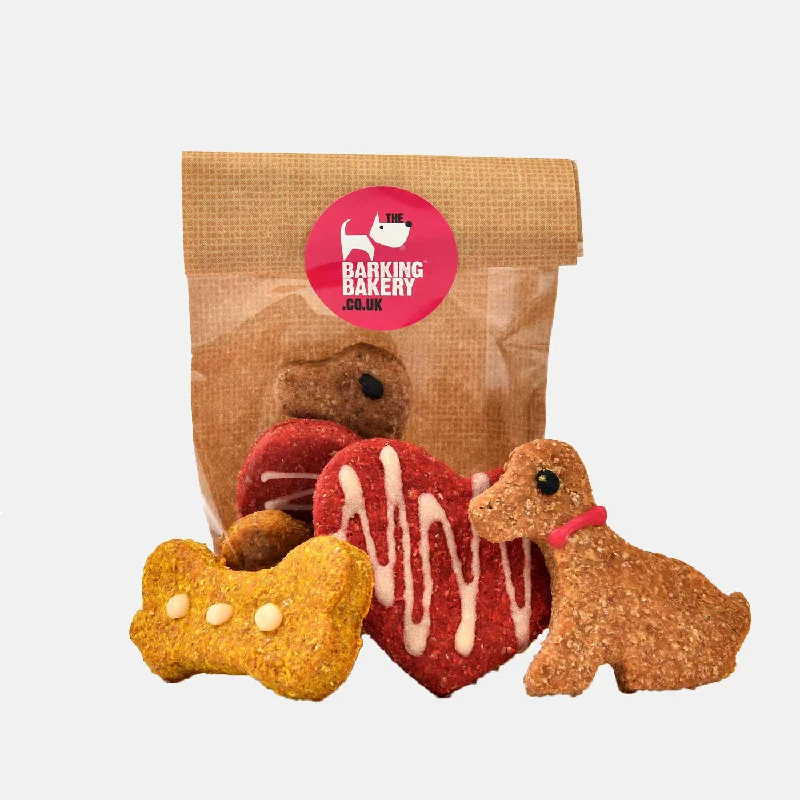 Barking Bakery Heart, Dog & Bone Cheesy Biscuits