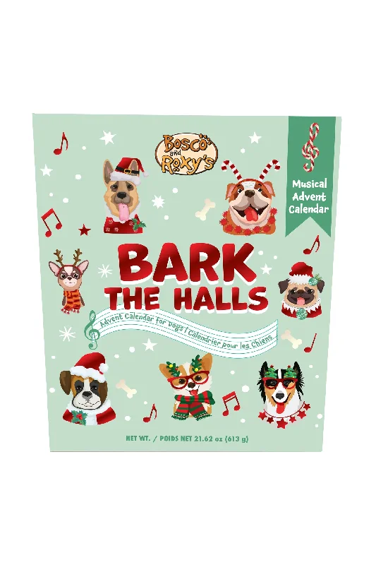 Bosco and Roxy Bark The Halls Holiday Advent Calendar for Dogs