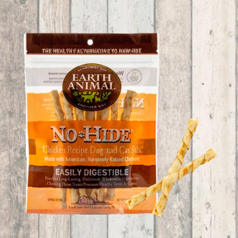 Earth Animal No-Hide Chew STIX for Small Dogs & Cats