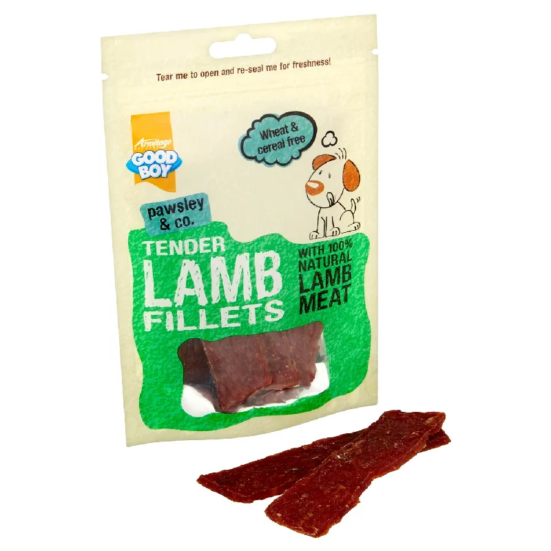 Good Boy Tender Lamb Fillets 80g