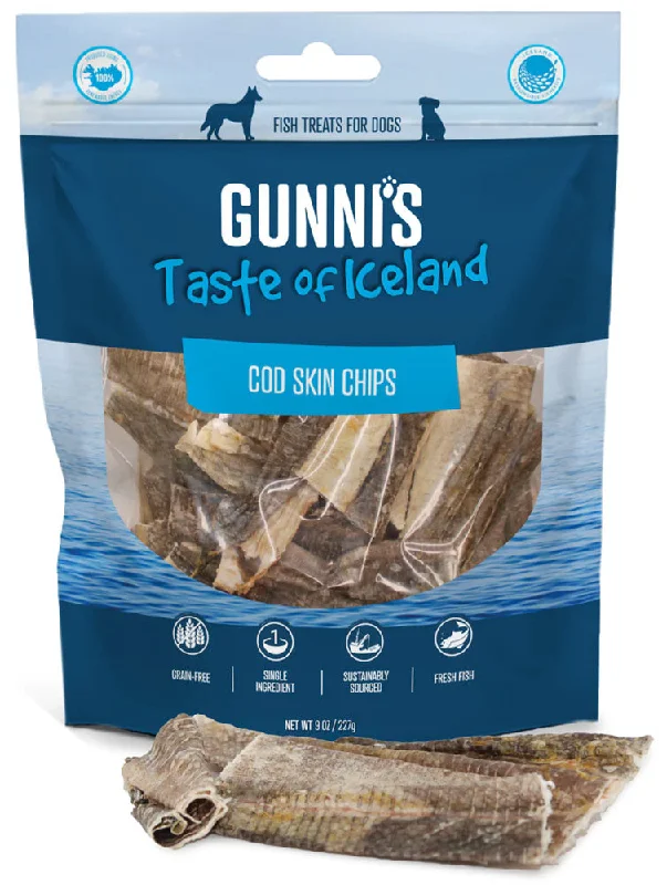 GUNNIS PET Cod Skin Chips 9oz