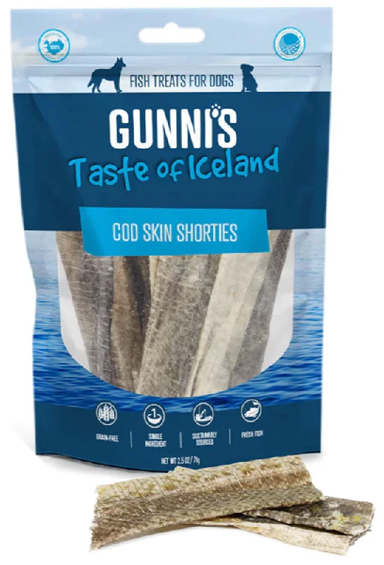 GUNNIS PET Wolffish Skin Shorties 2.5oz