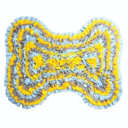 Happy Pet Fluffle Rummaging Snuffle Mat Bone