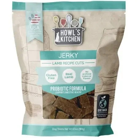 Howls Kitchen Lamb Jerky Cuts Probiotic Formula