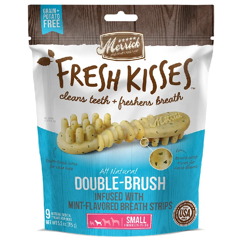 Merrick Fresh Kisses Mint Breath Strips - For Small Dogs (15-25 lbs)