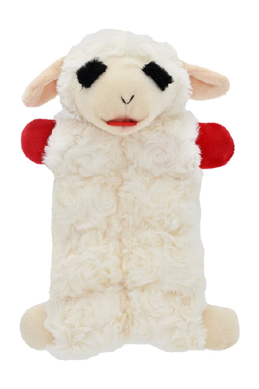 MultiPet Lamb Chop Squeaker Mat Dog Toy 9"