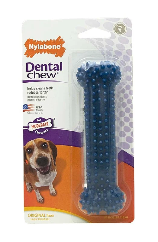 Nylabone Blue Flexible Dental Chew Regular 4.5 Inch