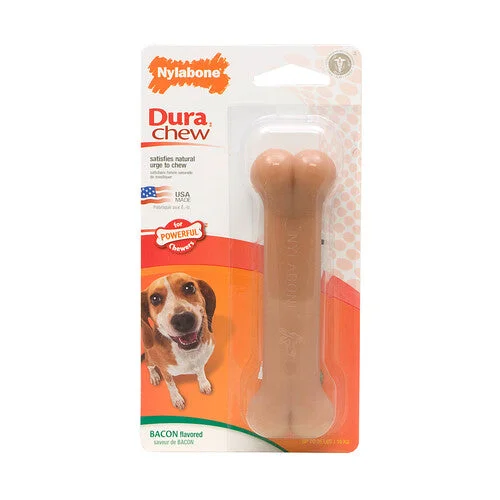 Nylabone DuraChew Bone Bacon Flavoured Dog Chew Medium