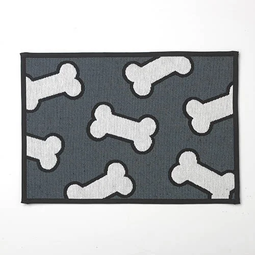 PetRageous Scattered Bones Pet Placemat