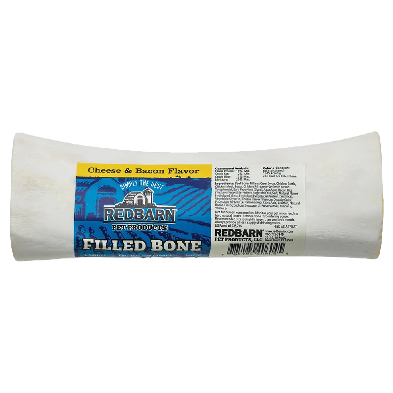 Redbarn Large Filled Bone Cheese N’ Bacon Flavor 5oz