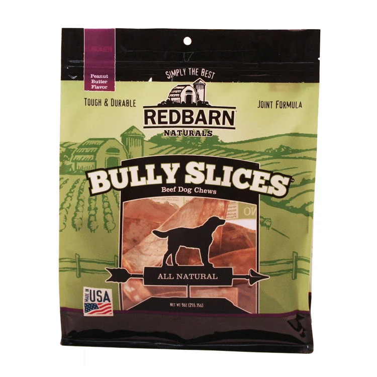 Redbarn Peanut Butter Flavored Bully Slices Coated Cow Ears 9oz