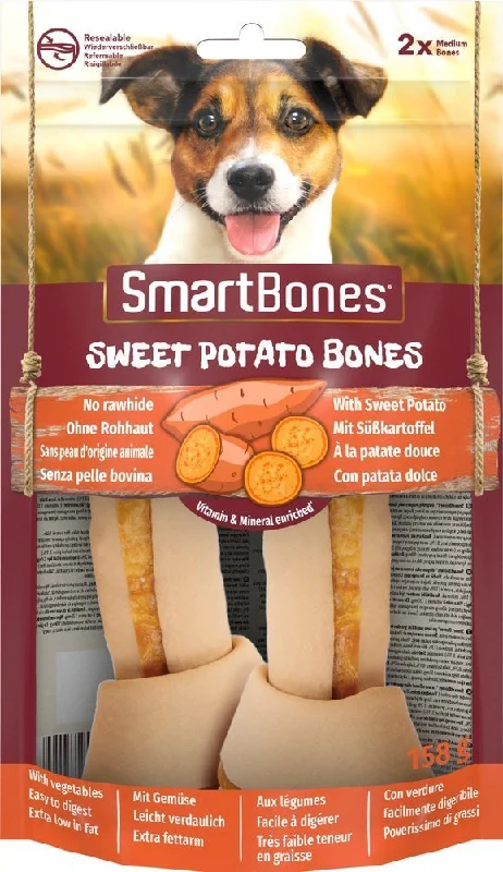 Smart Bones Sweet Potato Bones Medium (x2) , 158g