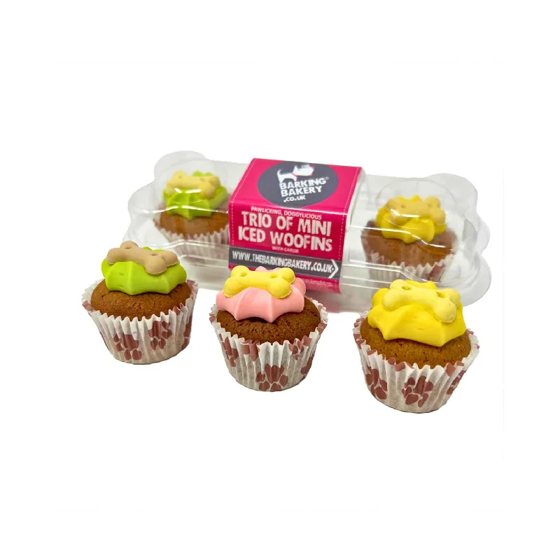 The Barking Bakery Mini Iced Trios - bright