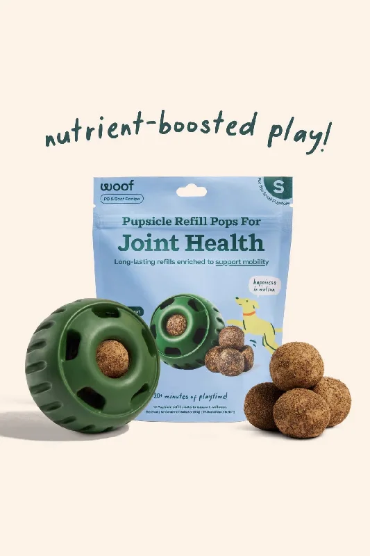 Woof Joint Health Wellness Refill Pops Dog Toy