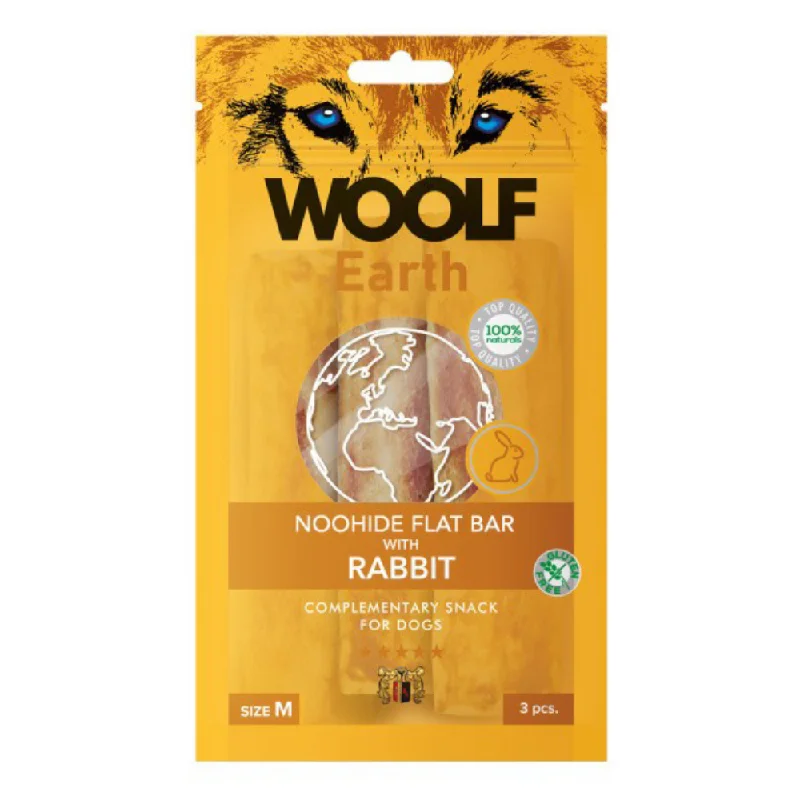 Woolf Earth - Noohide Flat Bars with Rabbit