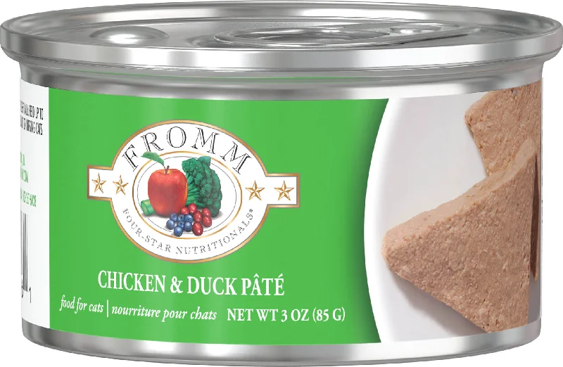 Fromm Wet Cat Food Four-Star Pâté Chicken & Duck 3oz Can Single