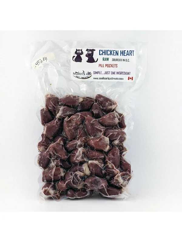 Noah's Ark - Raw Whole Chicken Hearts 454g