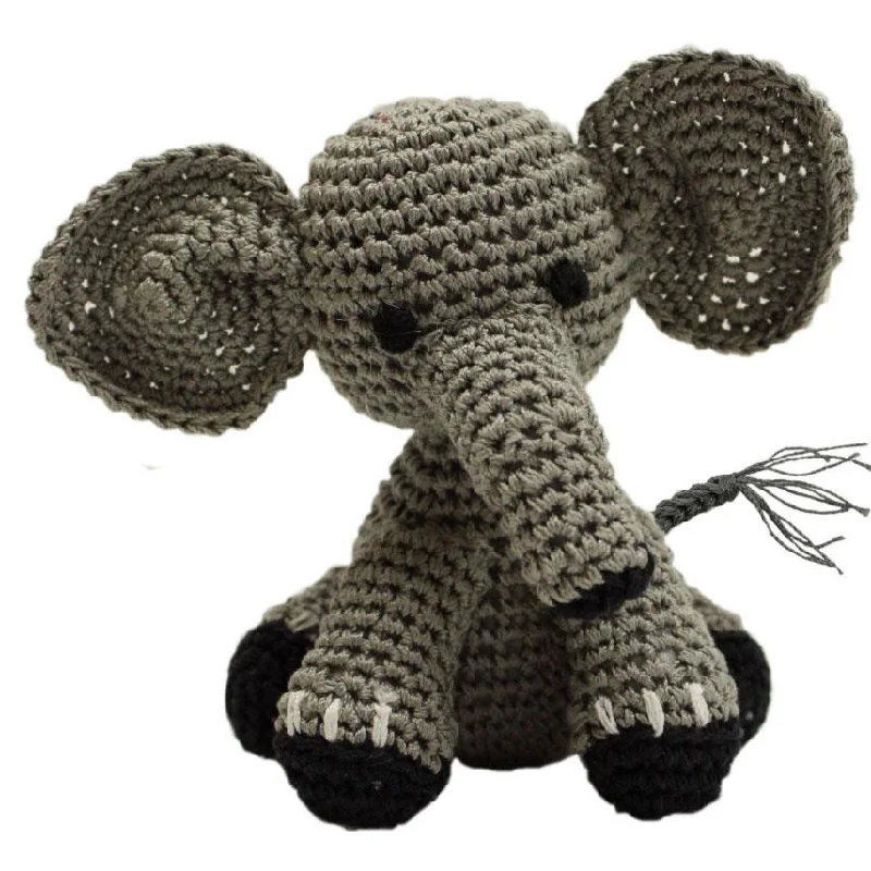 Bubbles The Baby Elephant Organic Cotton Dog Toy