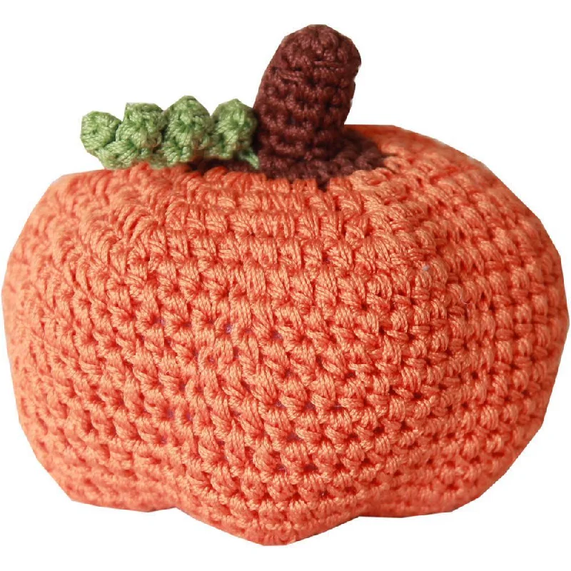 Fall Pumpkin Organic Cotton Dog Toy