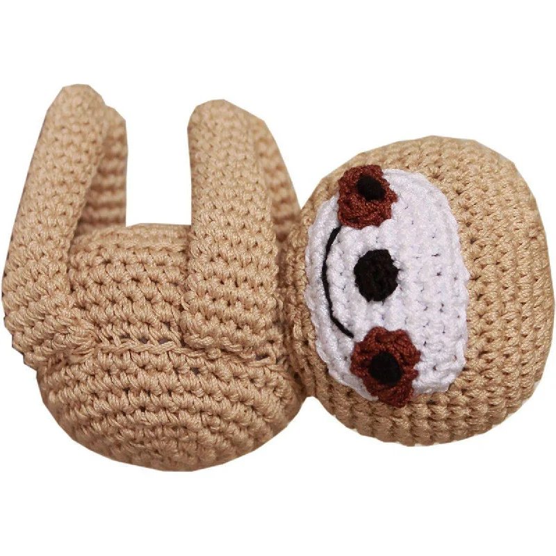 Fraggles The Funny Baby Sloth Organic Cotton Dog Toy