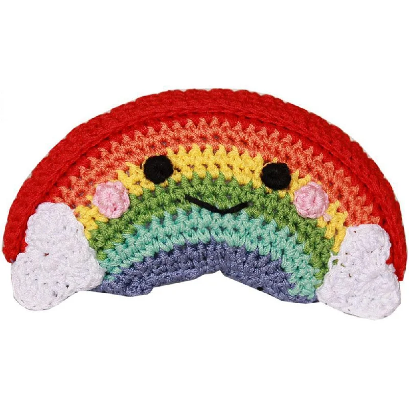 Happy Rainbow Organic Cotton Dog Toy