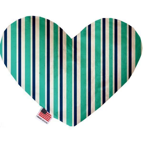 Heart Dog Toy Aquatic Stripes