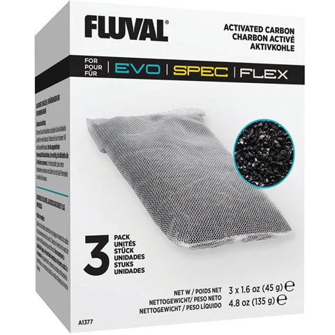 Fluval Spec Flex Evo Carbon Replacement 3 Pack