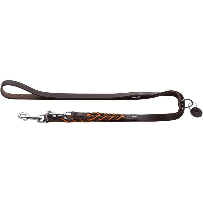 Hunter Solid Education Training Leash for Dogs (Dark Brown)