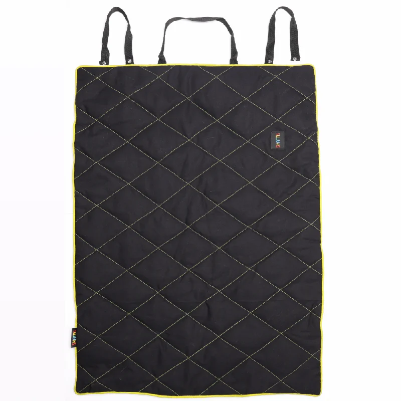 Skatrs Foldable Quilted Mat for Dogs and Cats (Black)